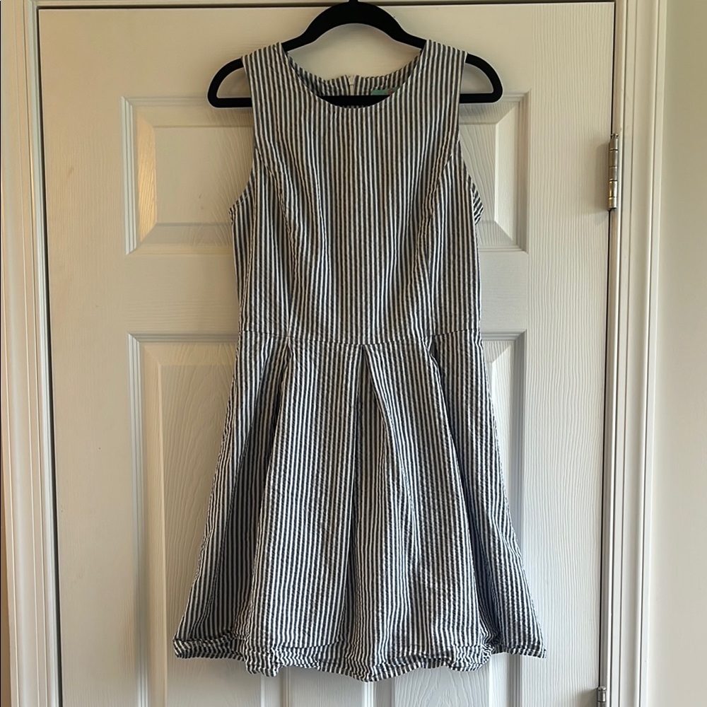 WB Striped Sleeveless Dress